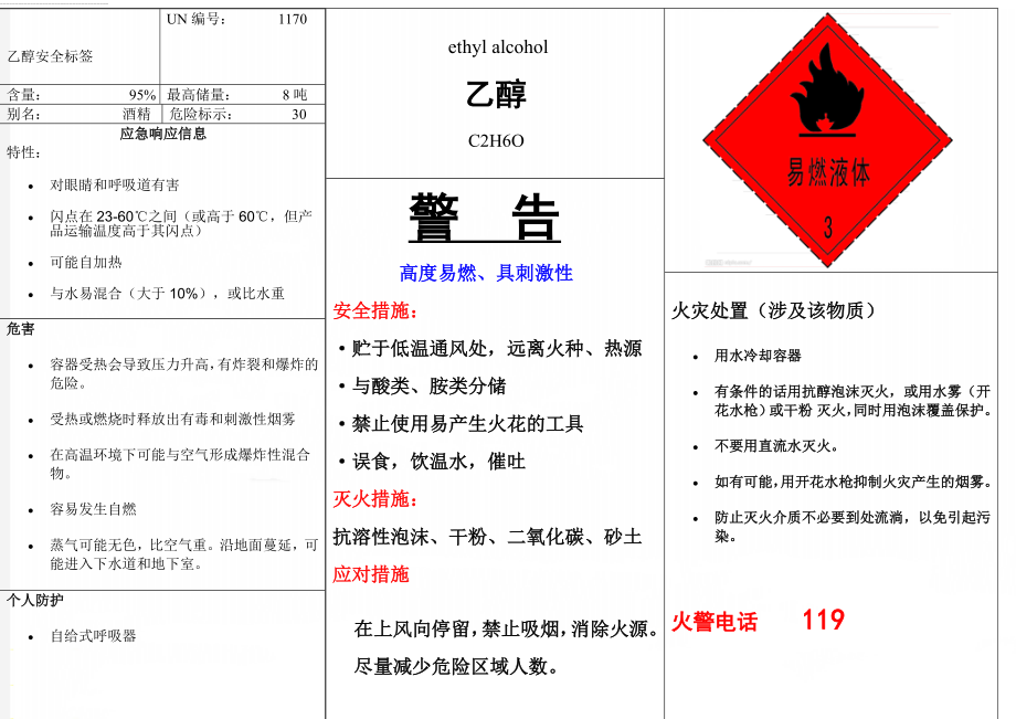 乙醇安全标签(3页).doc_第1页