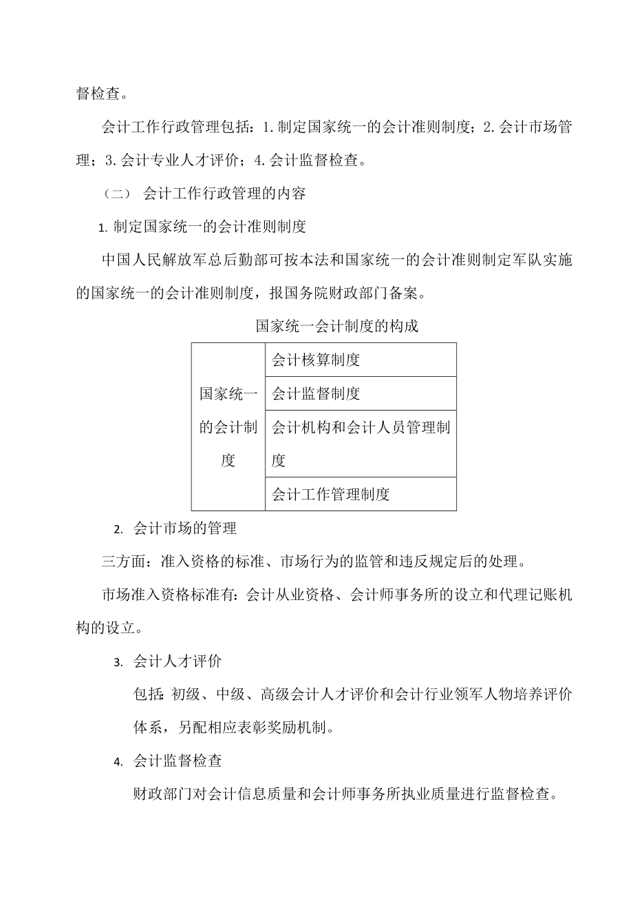 会计从业资格_法规与职业道德总结.docx_第2页