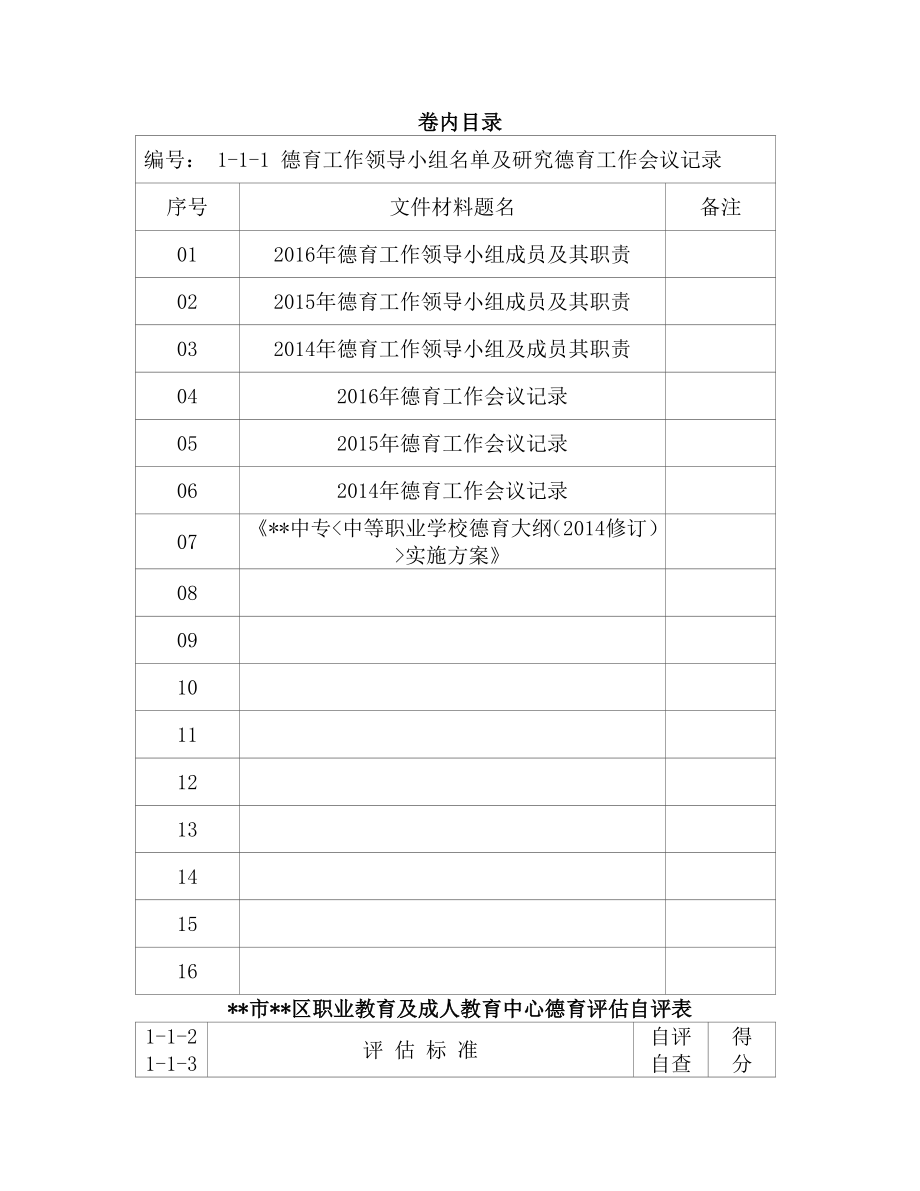 德育评估汇总表手册.docx_第2页