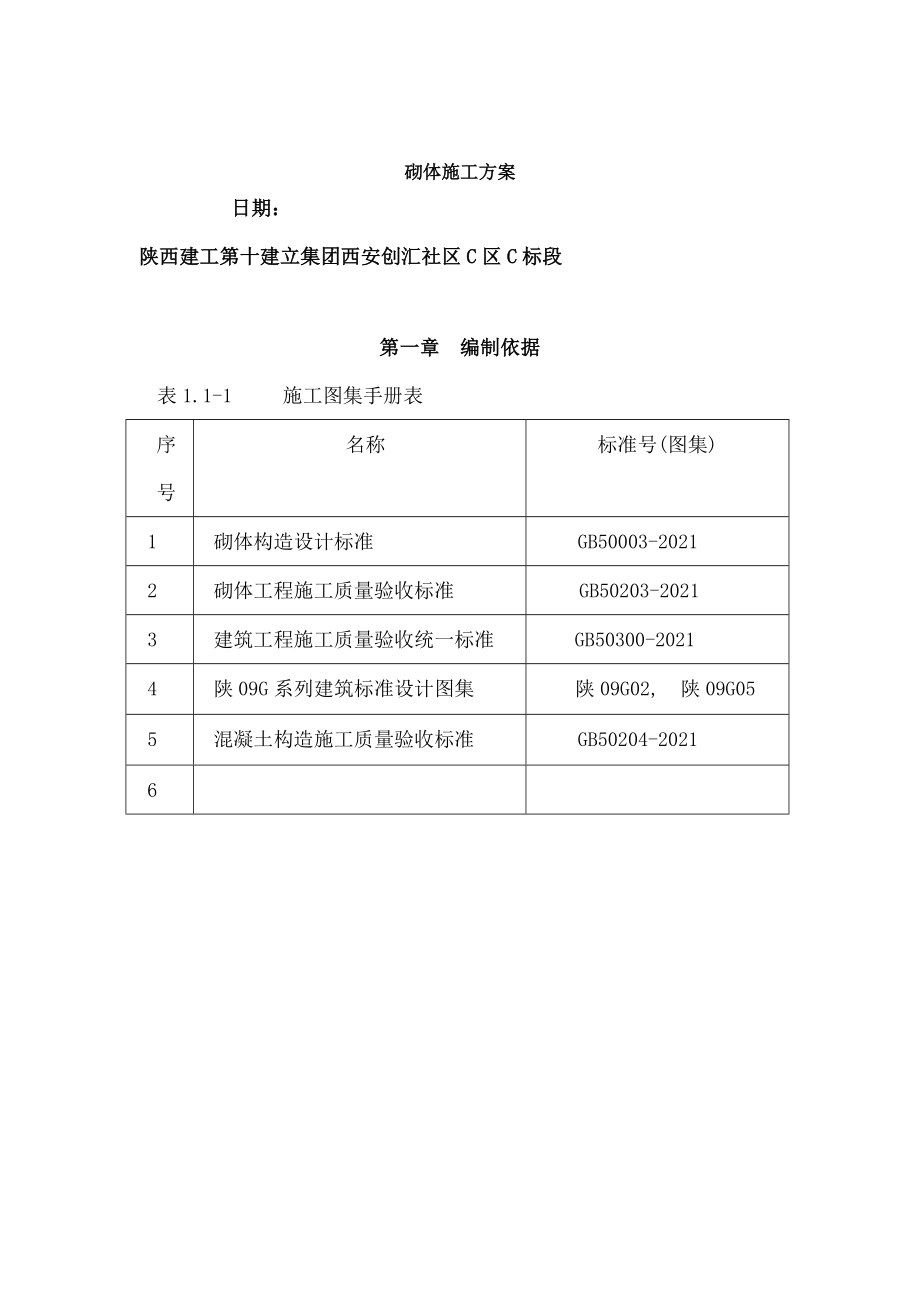 砖砌体施工方案资料.docx_第1页