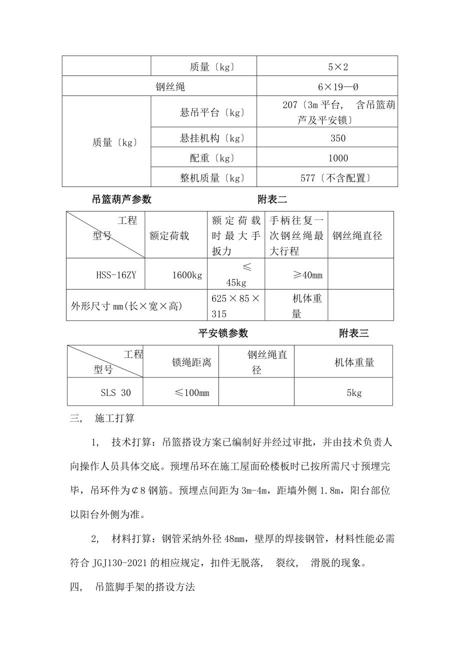 吊篮脚手架施工方案修改(办公楼).docx_第2页