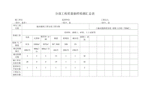 2.35分部工程质量抽样检测汇总表总计.docx