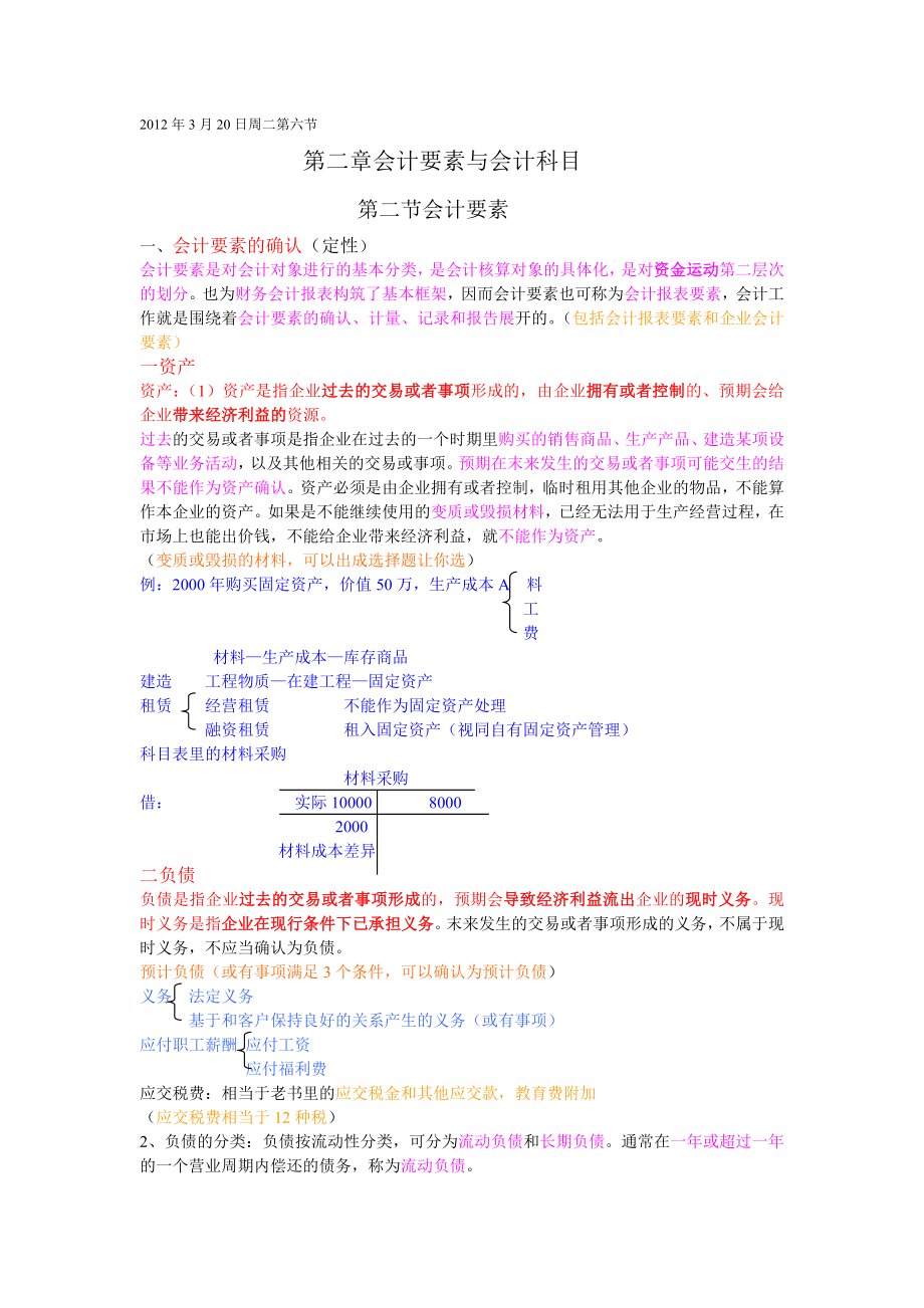 基础第二章会计要素与会计科目.docx_第1页