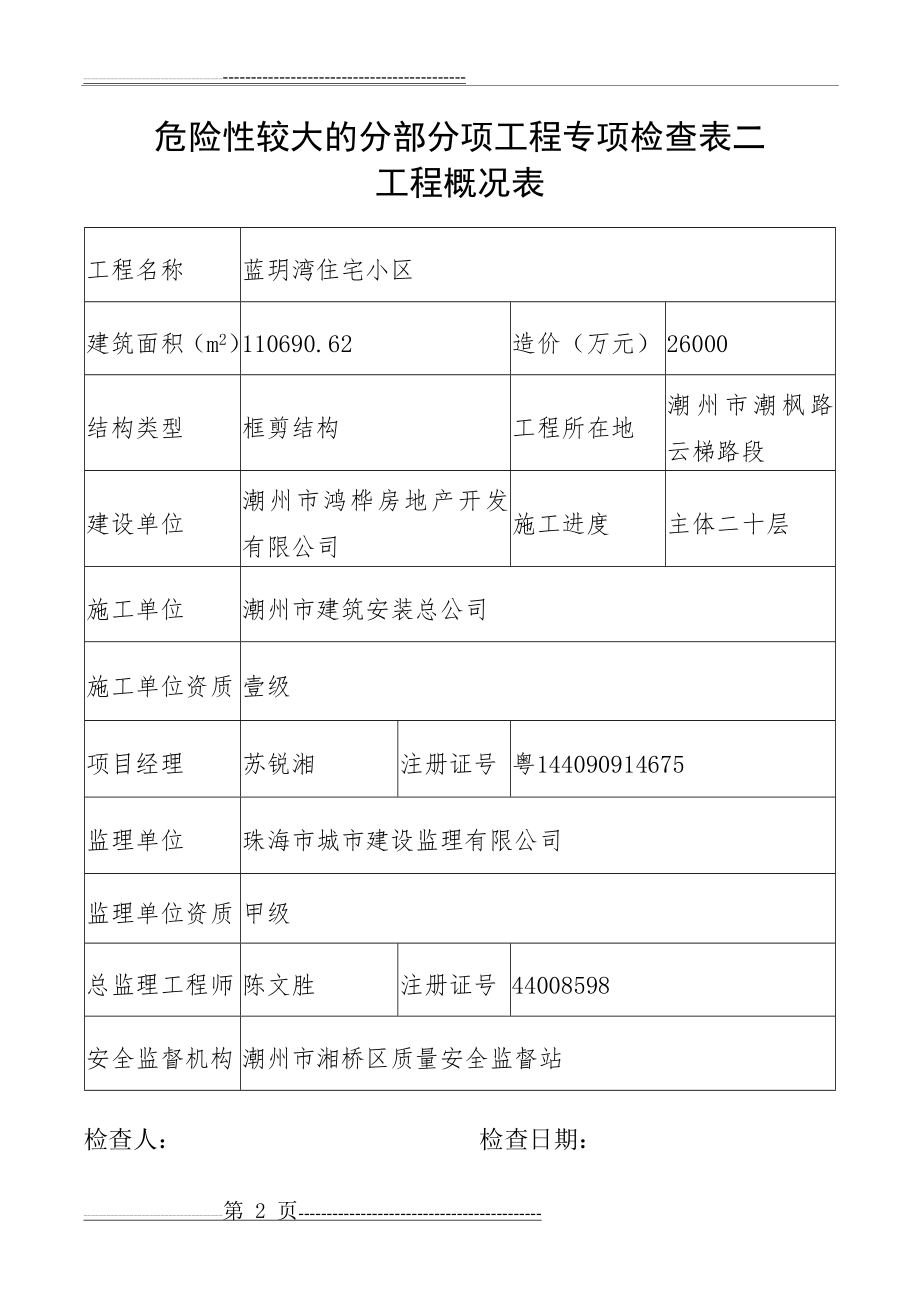 危大专项检查表(10页).doc_第2页