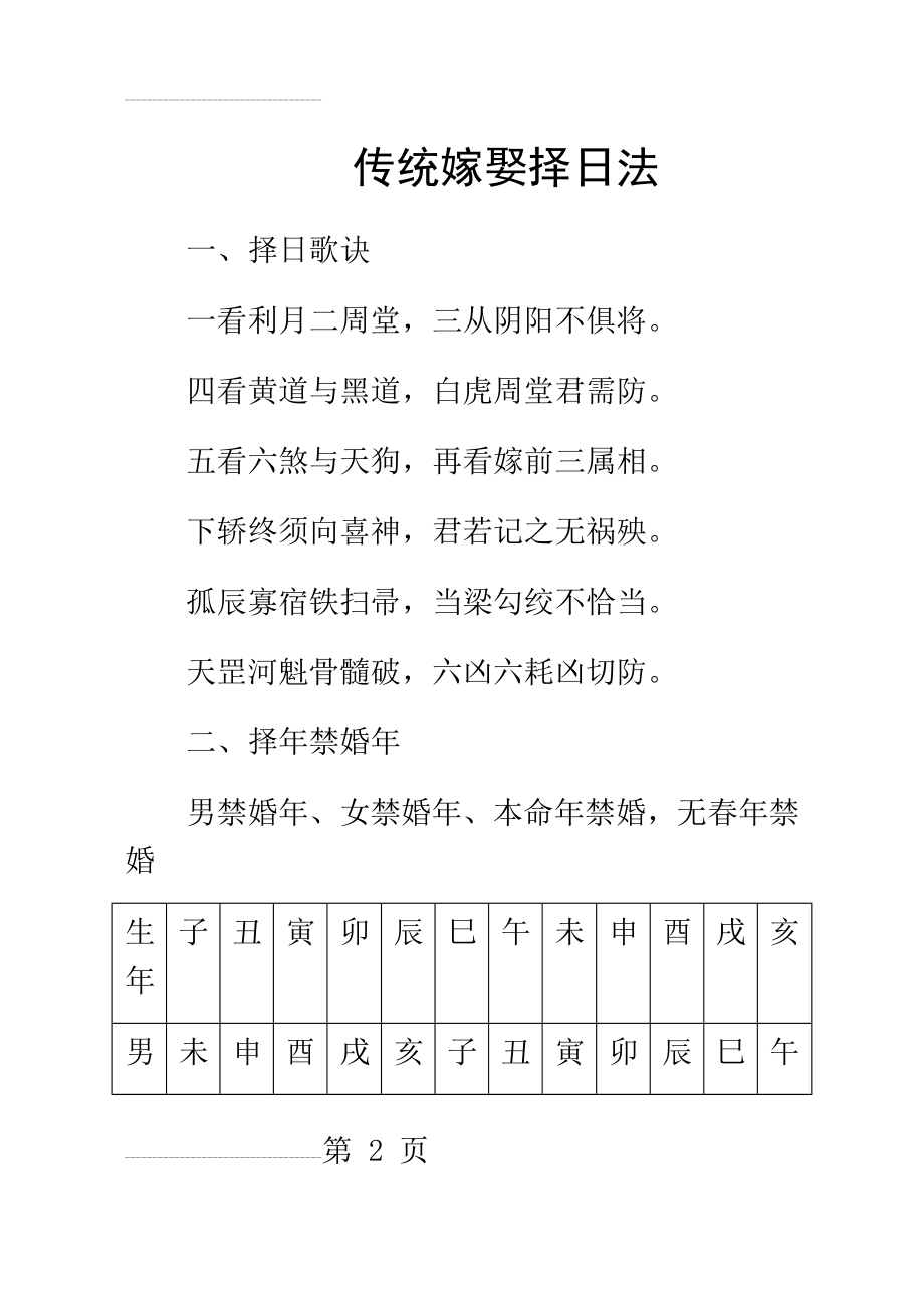 传统嫁娶择日法(55页).doc_第2页