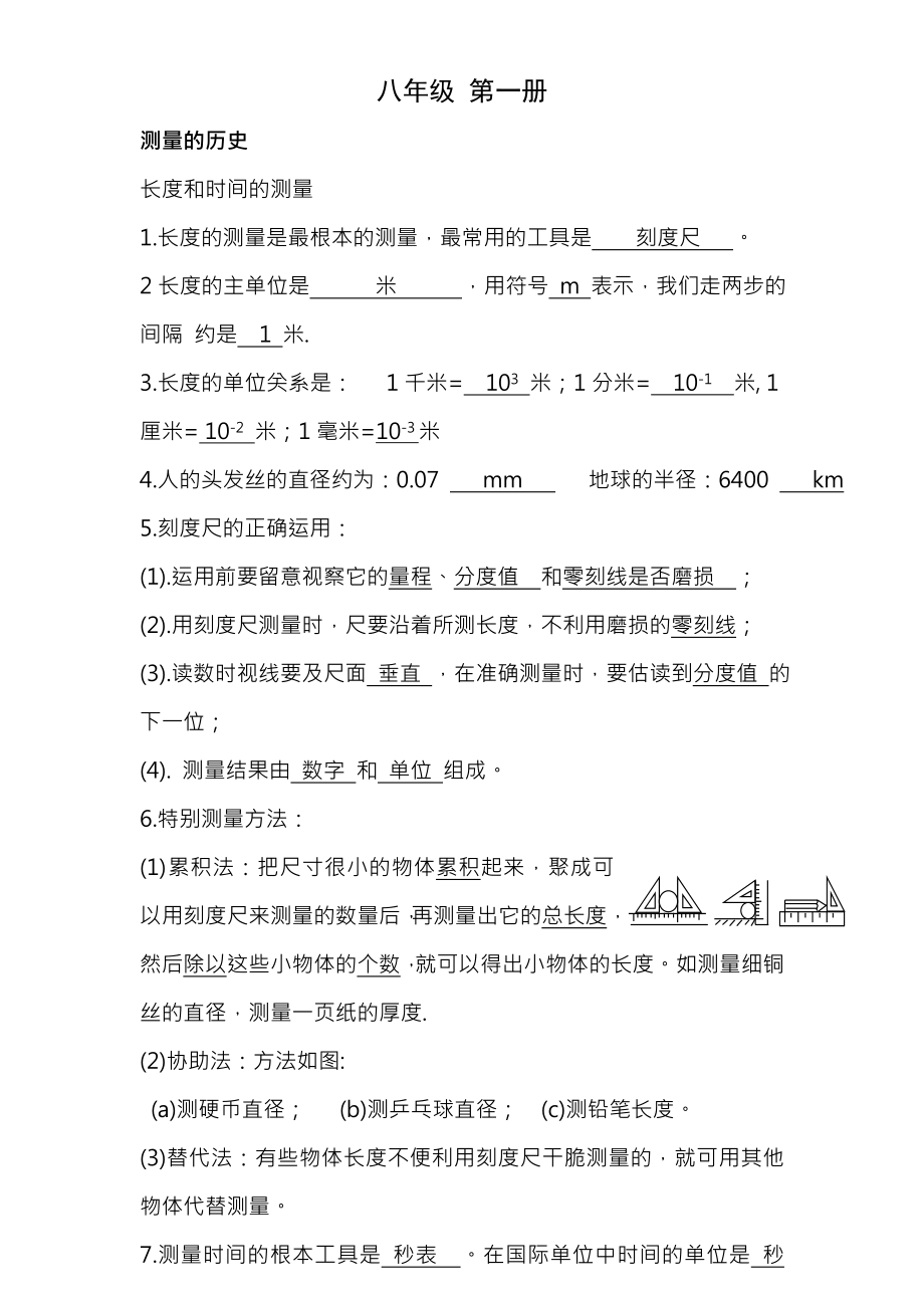 初中物理知识点总结沪教版.docx_第1页