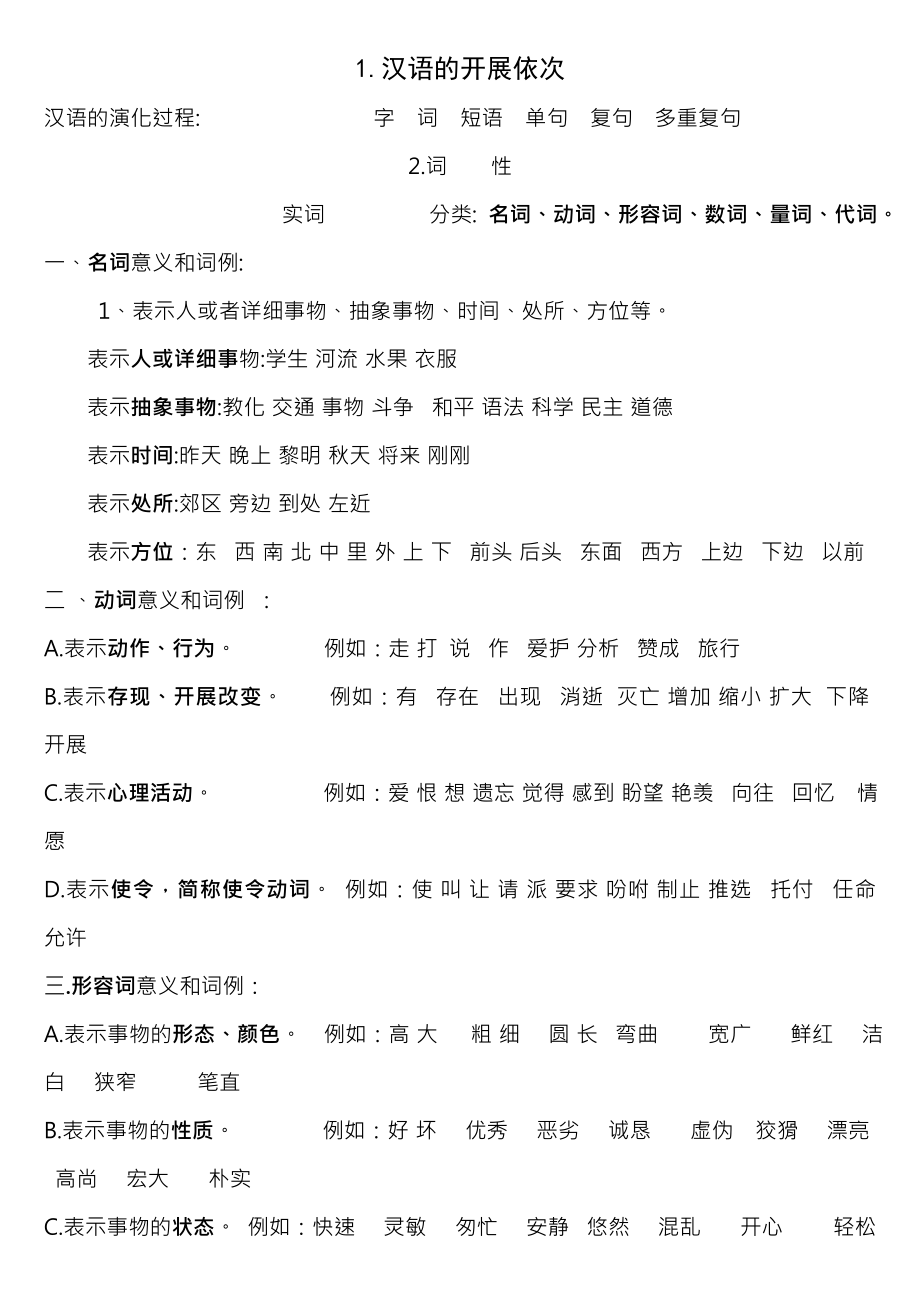 初中语文语法知识点归纳.docx_第1页