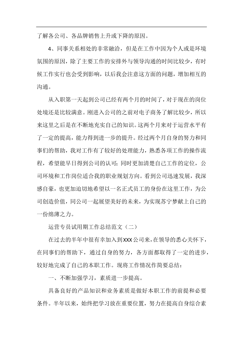 运营专员试用期工作总结范文.docx_第2页