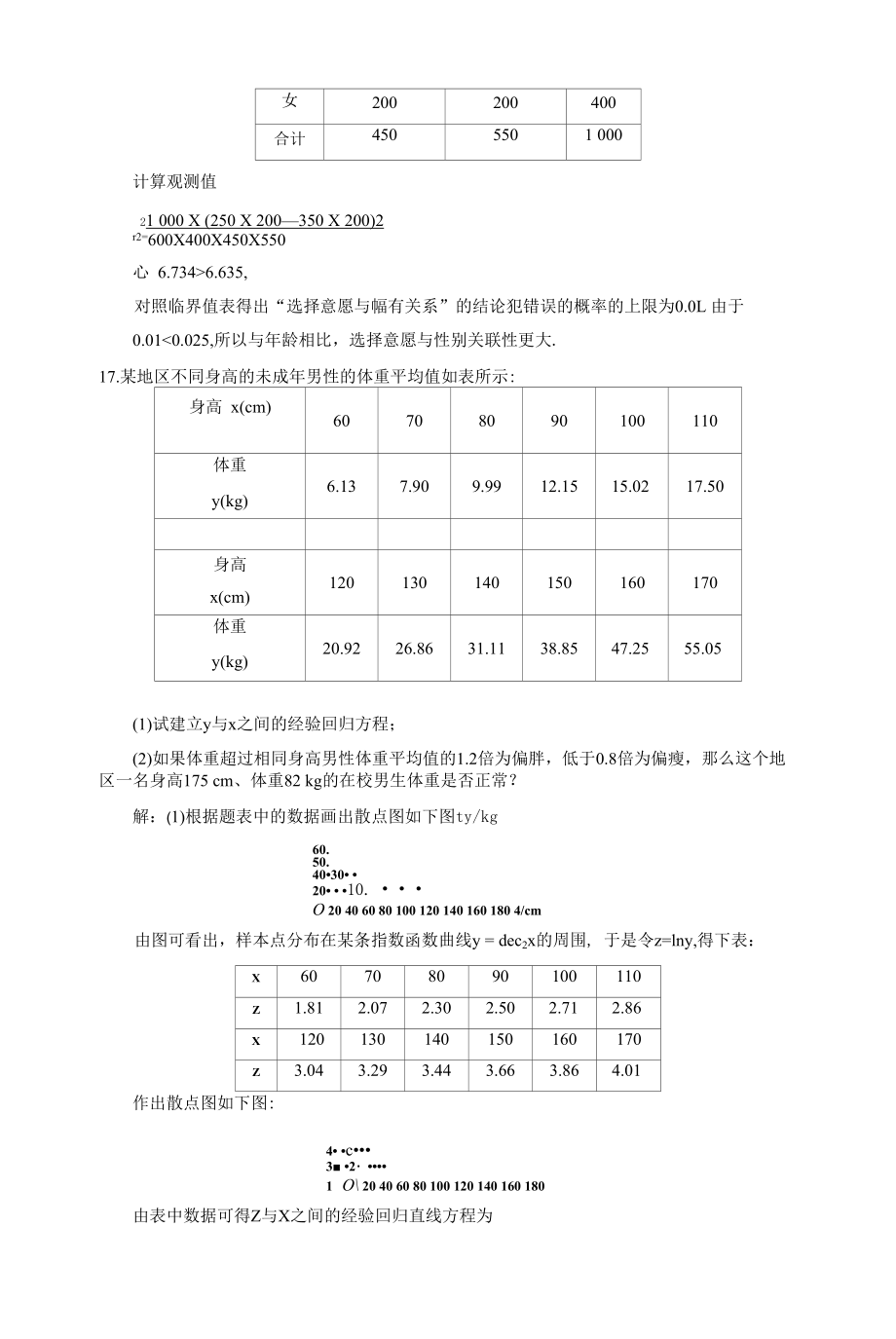 新高考一轮复习苏教版 变量间的相关关系 作业.docx_第2页