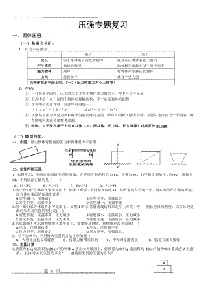 压强专题复习(6页).doc