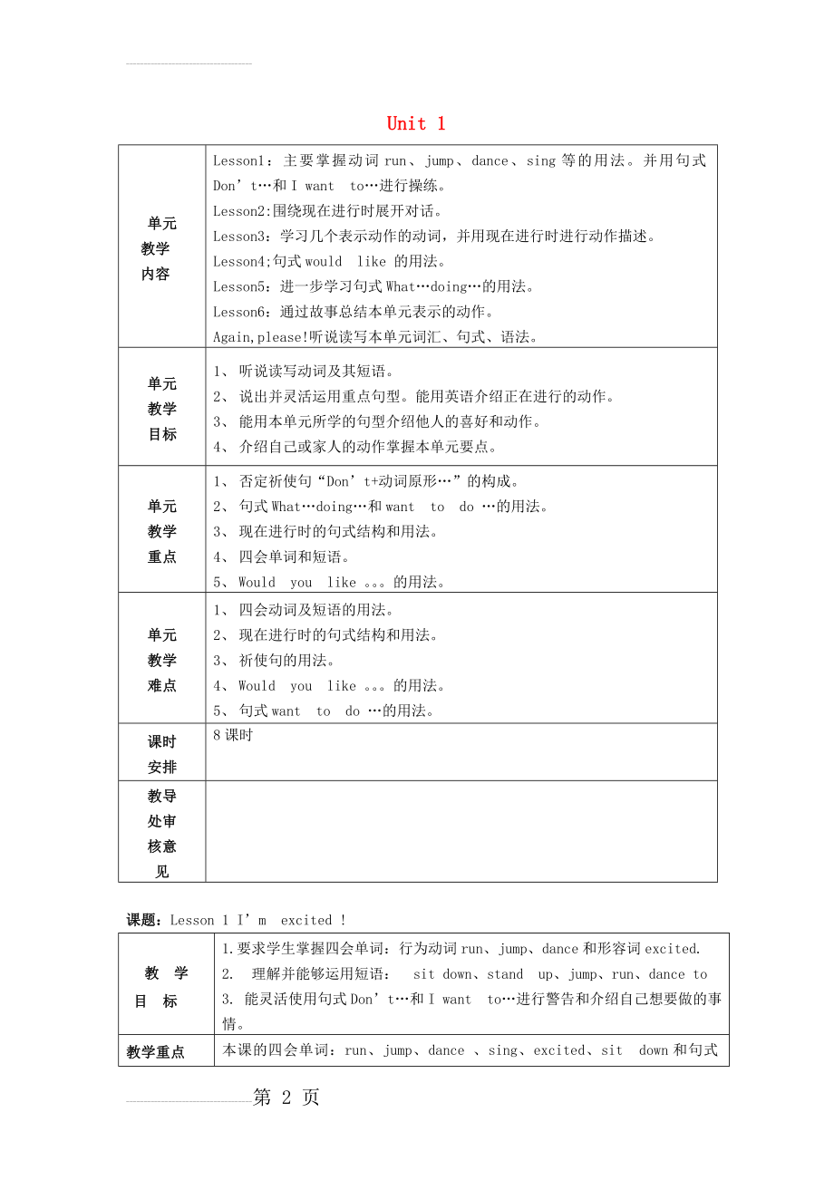 五年级英语下册Unit1GoingtoBeijing教案(新版)冀教版(三起)正式版(15页).doc_第2页