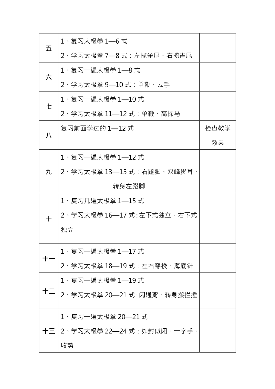 大学二十四式太极拳教案.docx_第2页