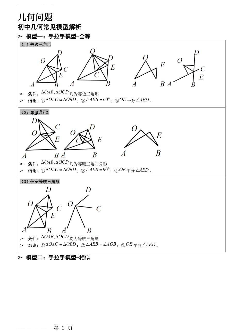 中考数学常见几何模型简介(15页).doc_第2页