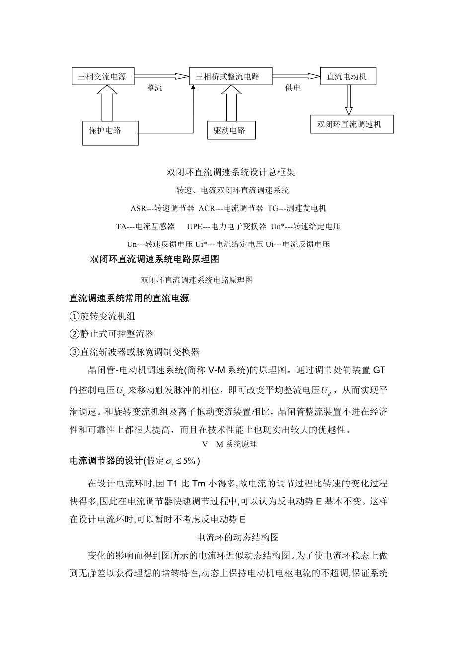 双闭环直流电动机数字调速系统设计.docx_第2页