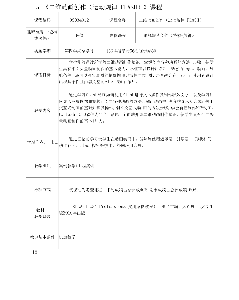 动漫设计专业人才培养方案（高职）.docx_第2页