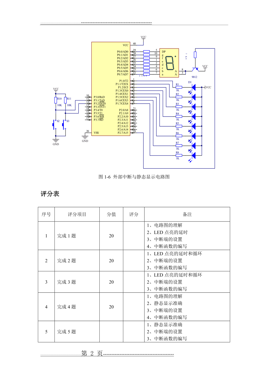 单片机 程序 外部中断中断(10页).doc_第2页