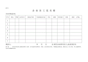 企业员工花名册.docx