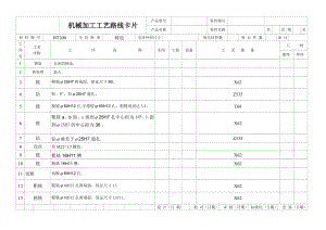 拨叉机械加工工艺过程卡片.docx