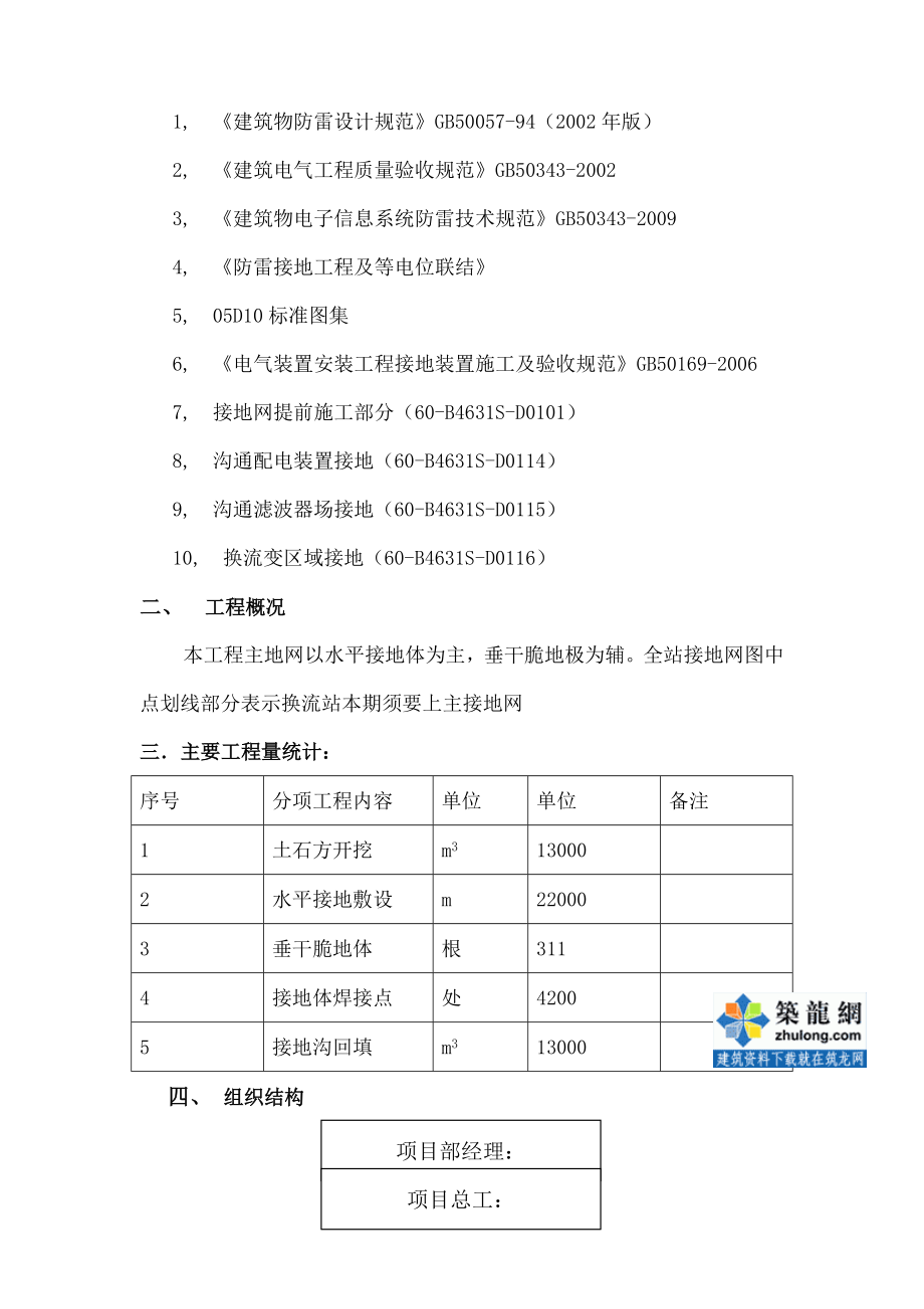 工程防雷接地安装施工方案.docx_第2页