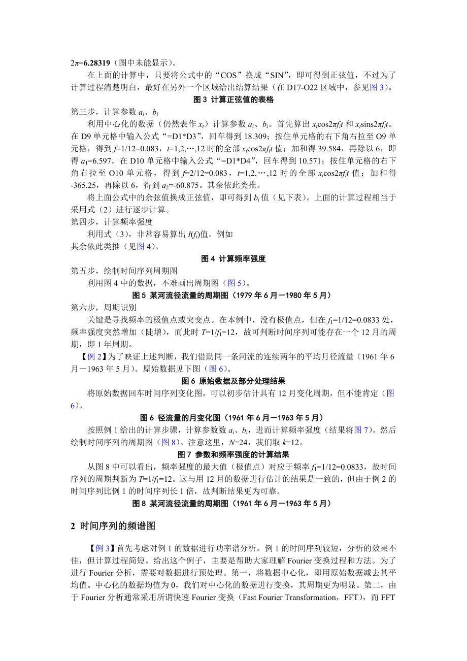 利用Excel进行时间序列的谱分析.docx_第2页