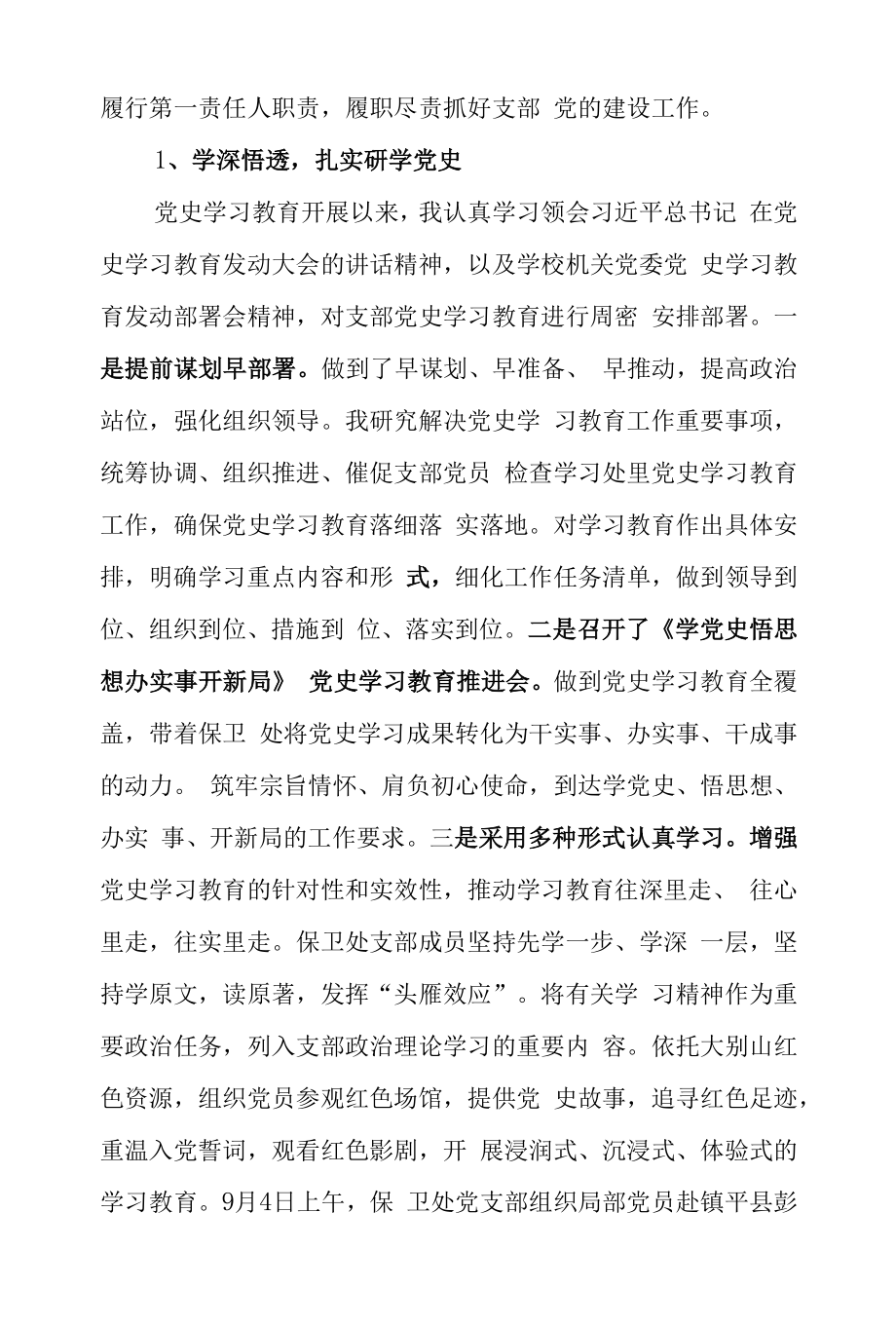 16--保卫处党支部书记抓党建工作述职报告.docx_第2页