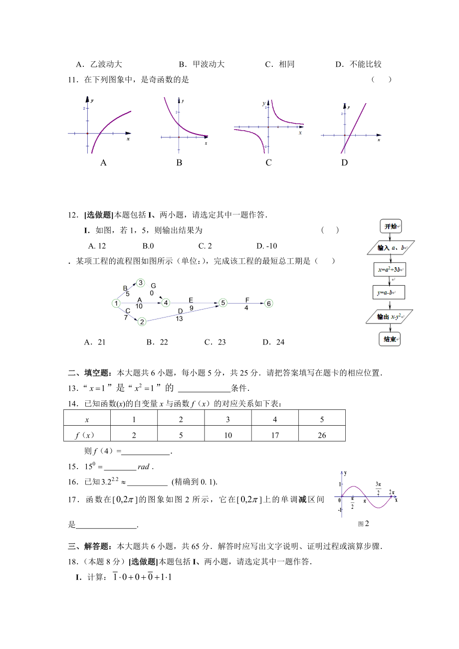 中职数学试卷一.doc_第2页