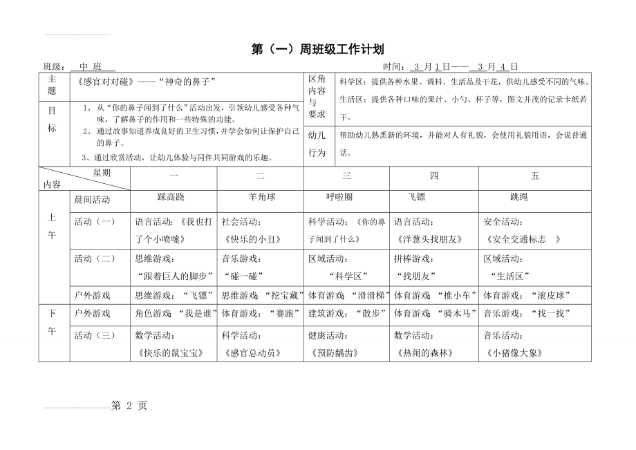 中班下学期1-16周周计划表(19页).doc_第2页