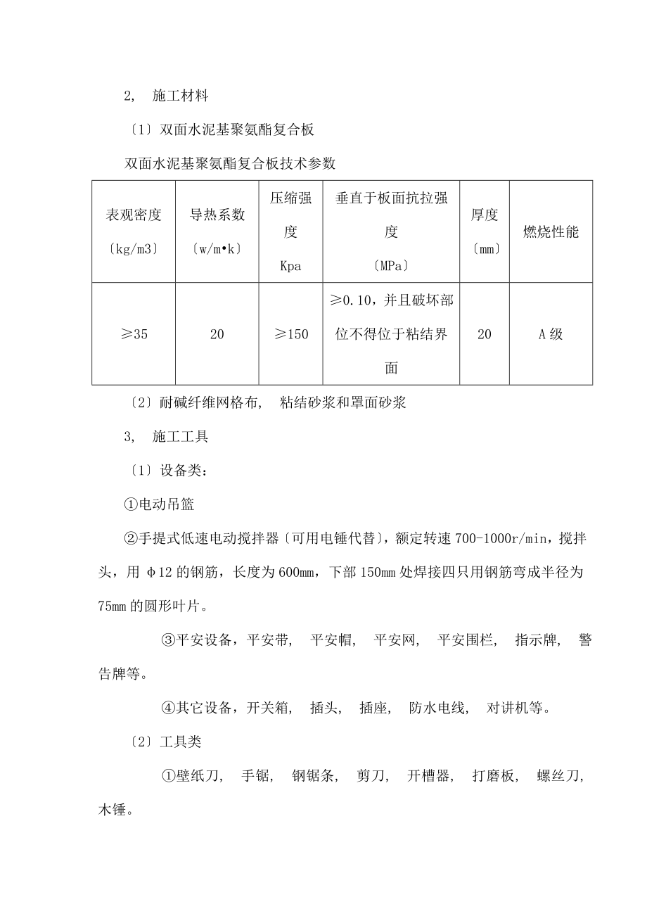 聚氨酯复合板外墙外保温系统施工方案.docx_第2页