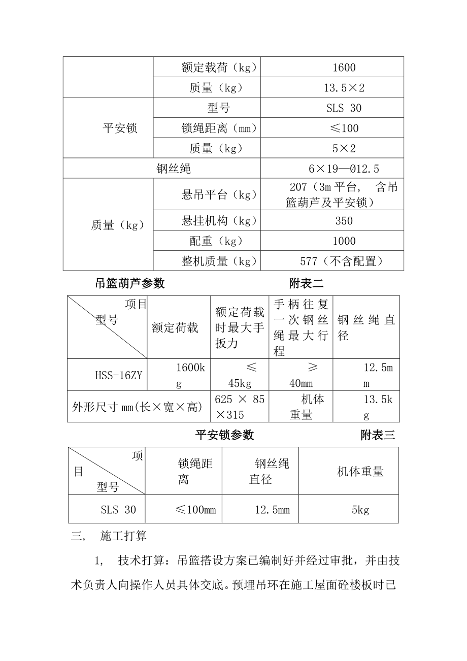 吊篮脚手架施工方案修改办公楼.docx_第2页