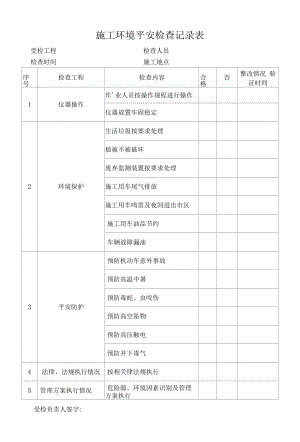 施工环境安全检查记录表.docx