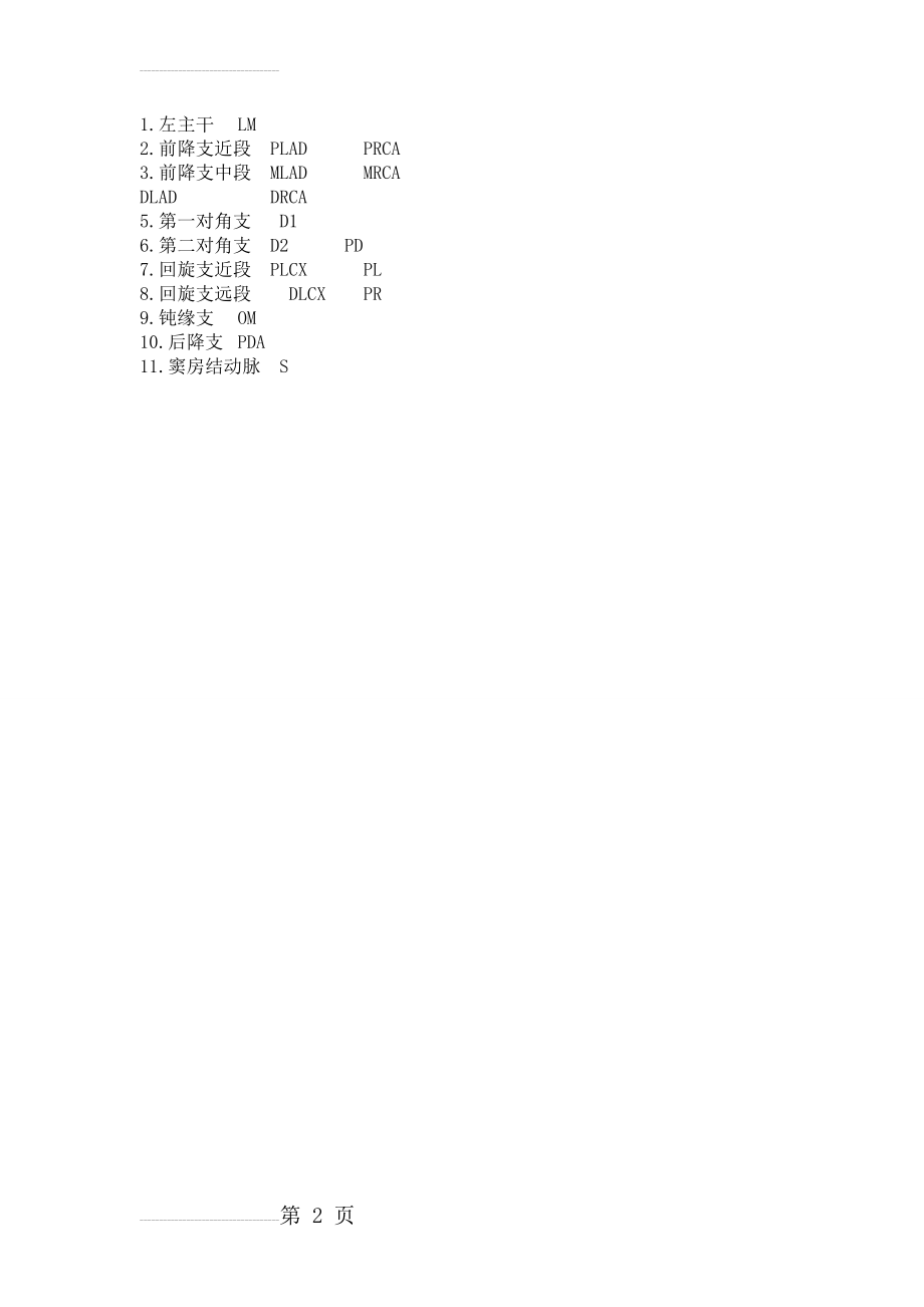 冠状动脉血管分布(2页).doc_第2页