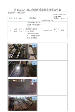 黄石万达广场大商业销项清单表(07-25).docx