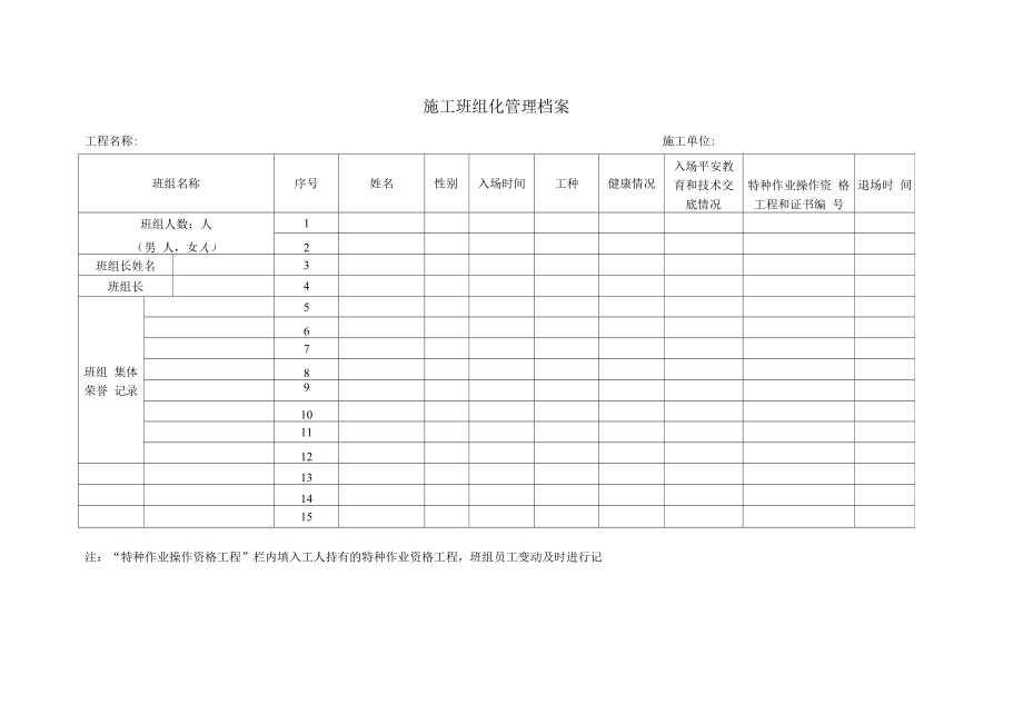 施工班组化管理档案.docx_第1页