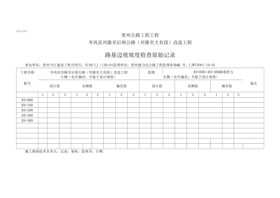 8-路基边坡坡度检查记录表.docx_第2页