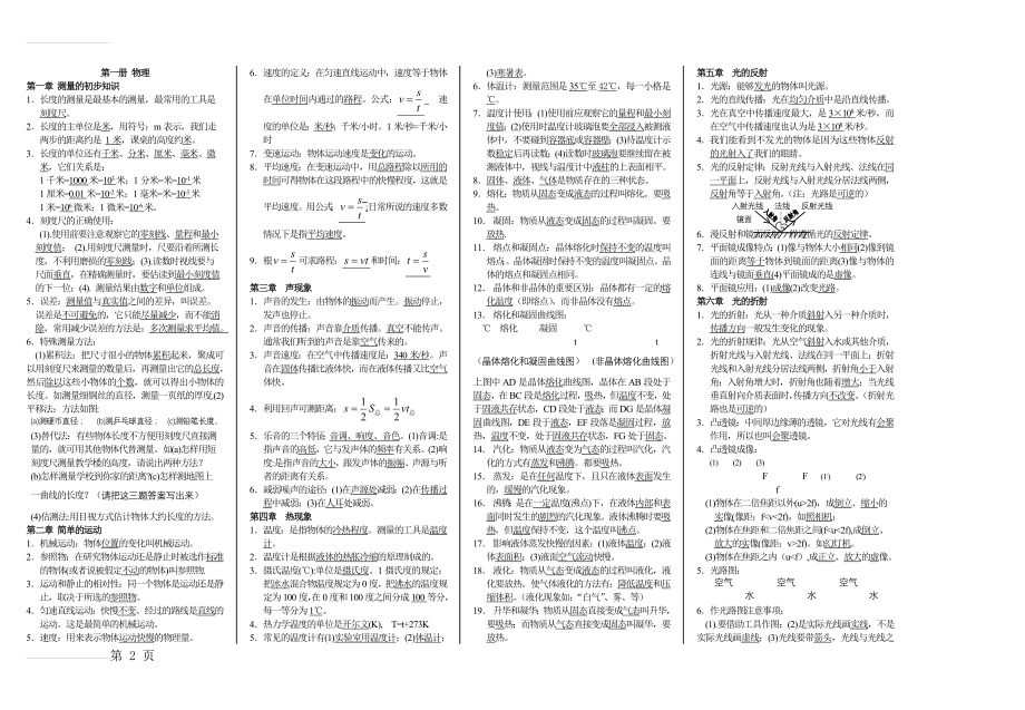 初二物理基本概念(4页).doc_第2页