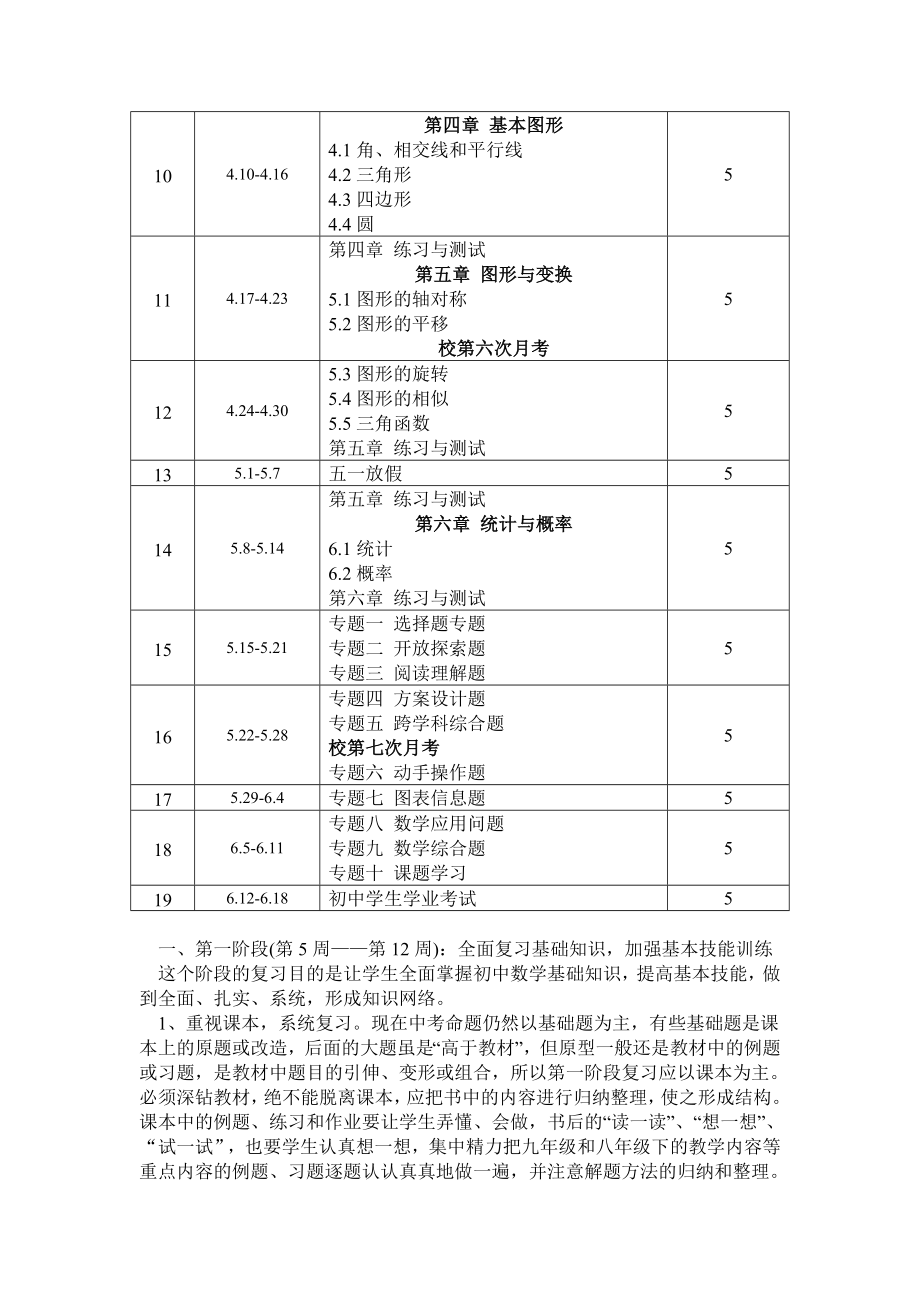 九年级下数学学期数学教学计划.doc_第2页