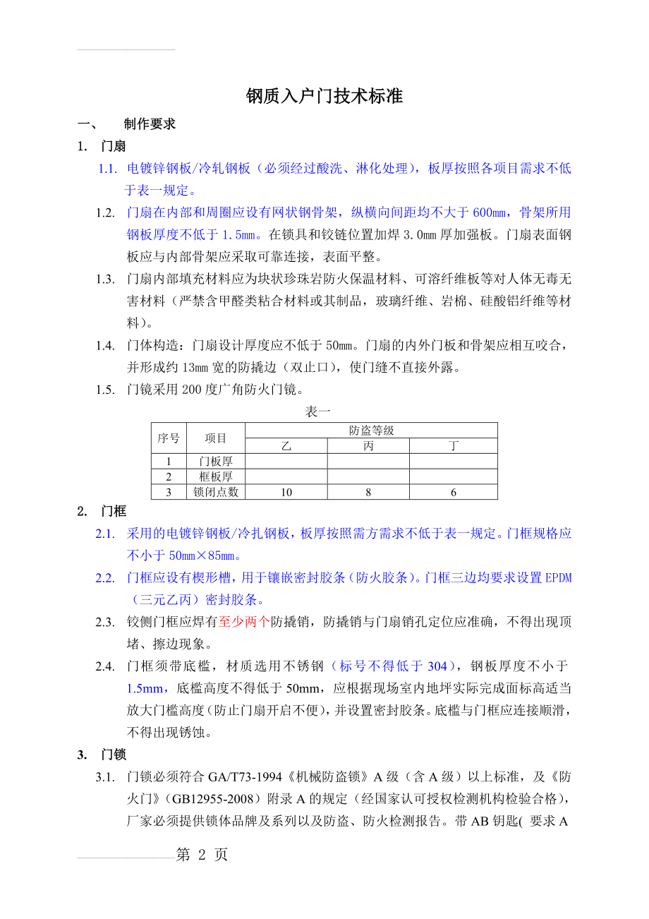 入户门技术标准要求(5页).doc_第2页