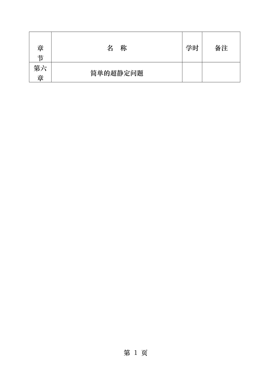 第六章简单的超静定问题.docx_第1页