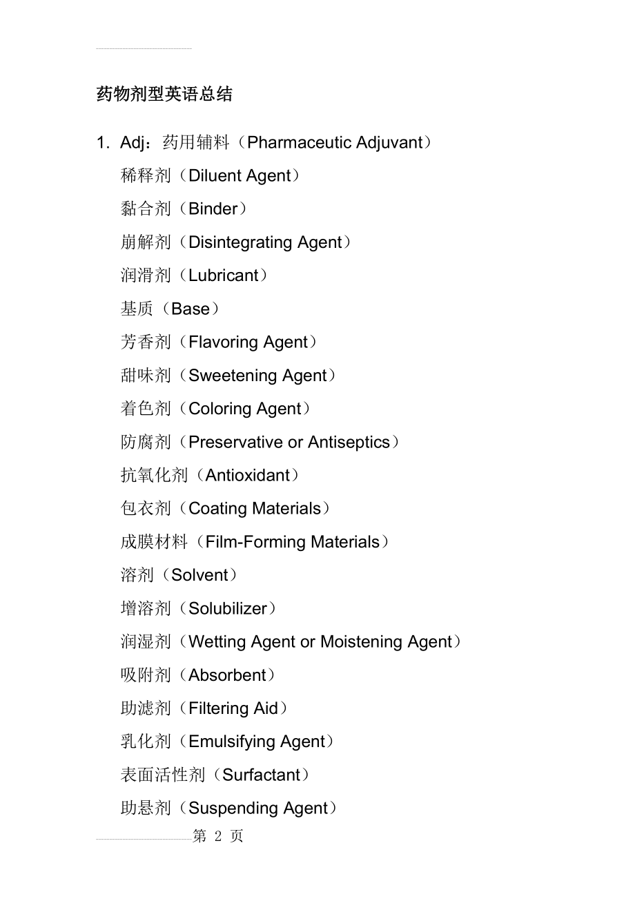 医药英语词汇(10页).doc_第2页