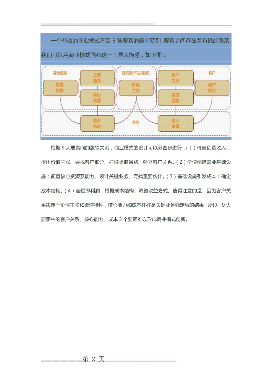 商业模式9种要素(2页).doc_第2页