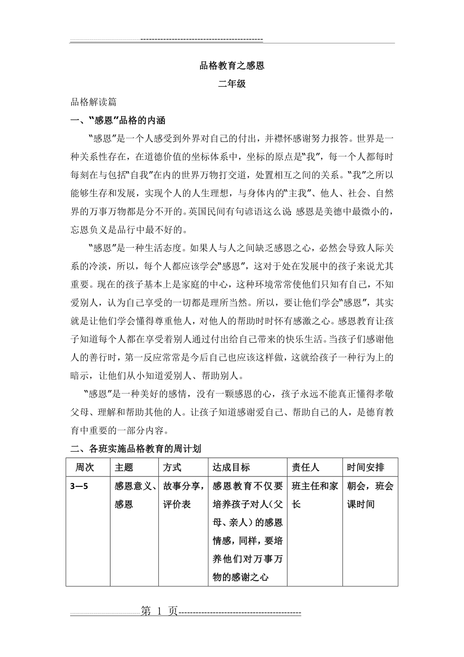 品格教育之感恩(10页).doc_第1页