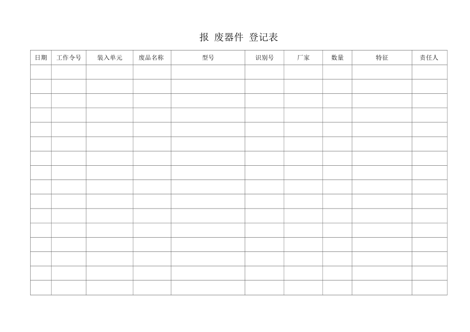 报废器件登记表.docx_第1页