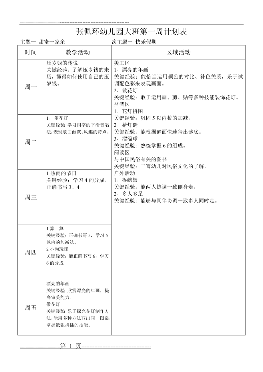 大班下学期周计划(16页).doc_第1页