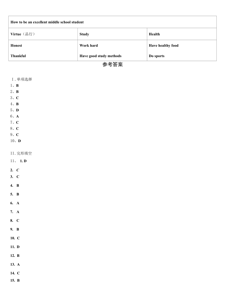 2022-2023学年黑龙江省牡丹江管理局九年级英语第一学期期末综合测试模拟试题含解析.docx_第2页