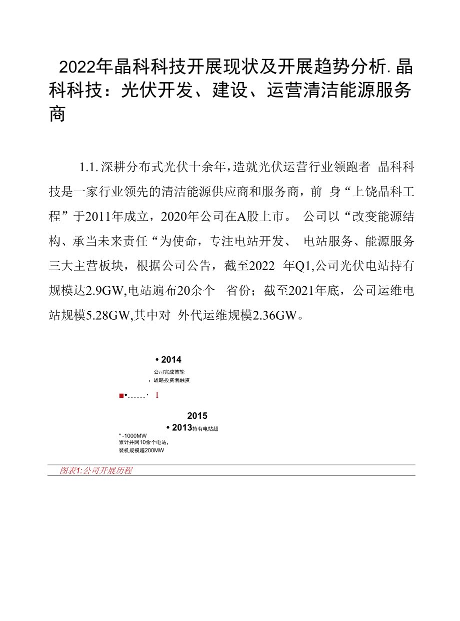 2022年晶科科技发展现状及发展趋势分析.docx_第1页