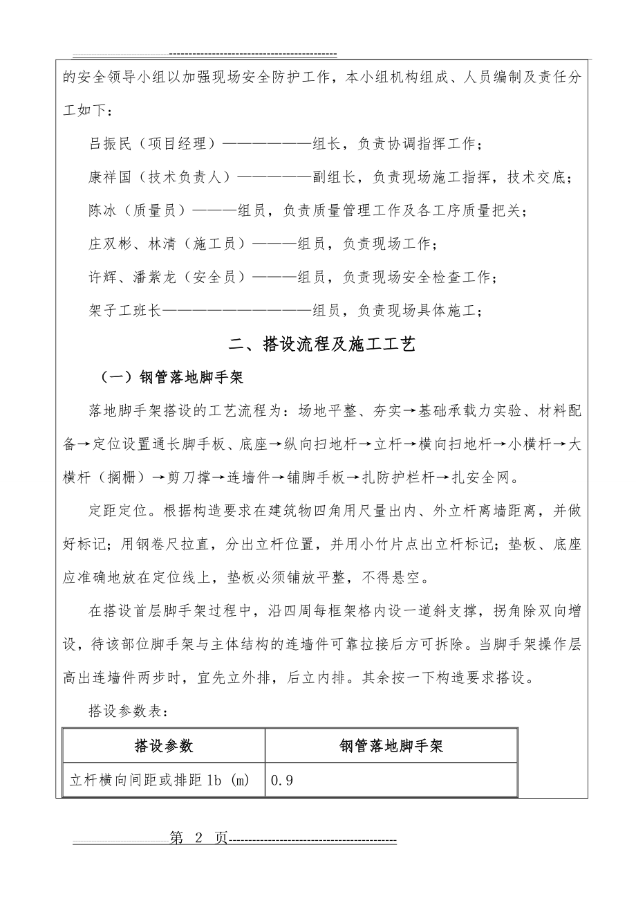 外脚手架技术交底记录大全(15页).doc_第2页