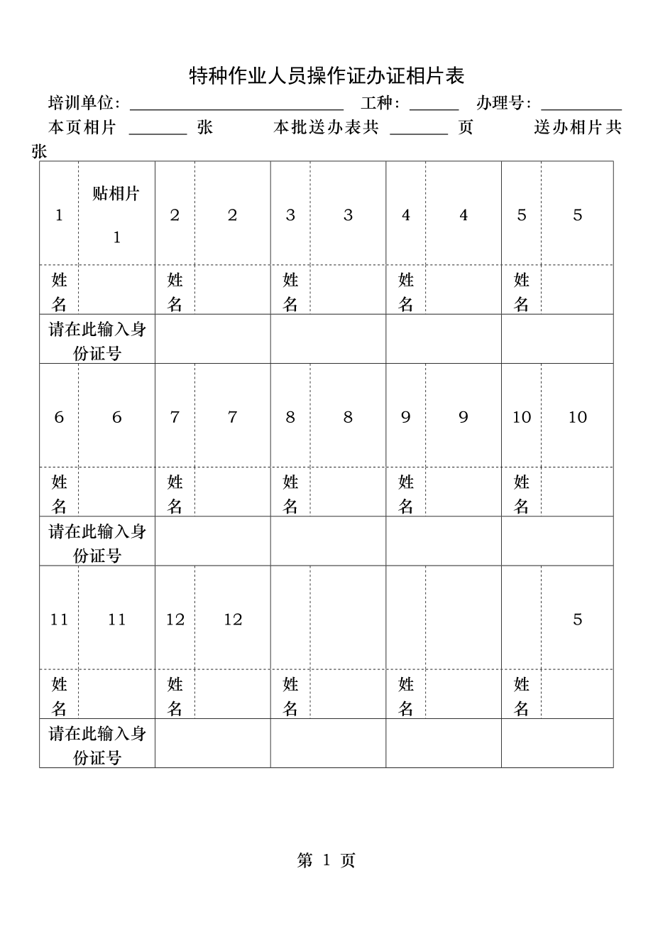 特种作业人员操作证办证相片表.docx_第1页