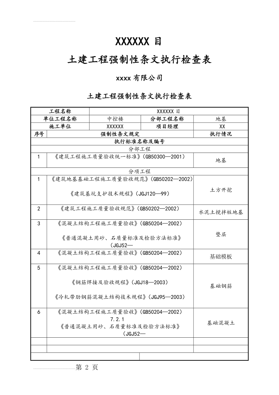 光伏电站-强制性条文执行检查表(9页).doc_第2页