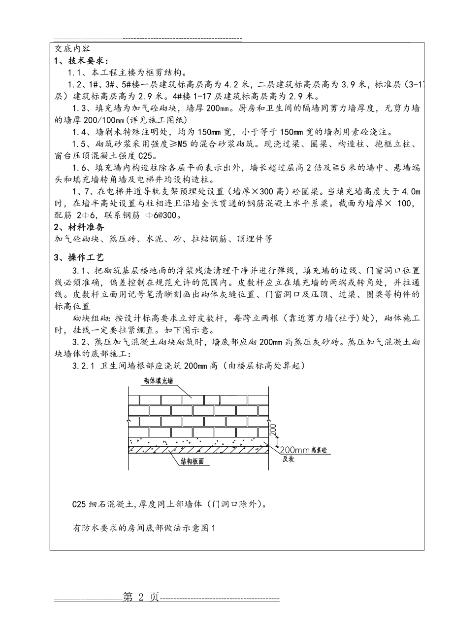 填充墙技术交底记录_(12页).doc_第2页