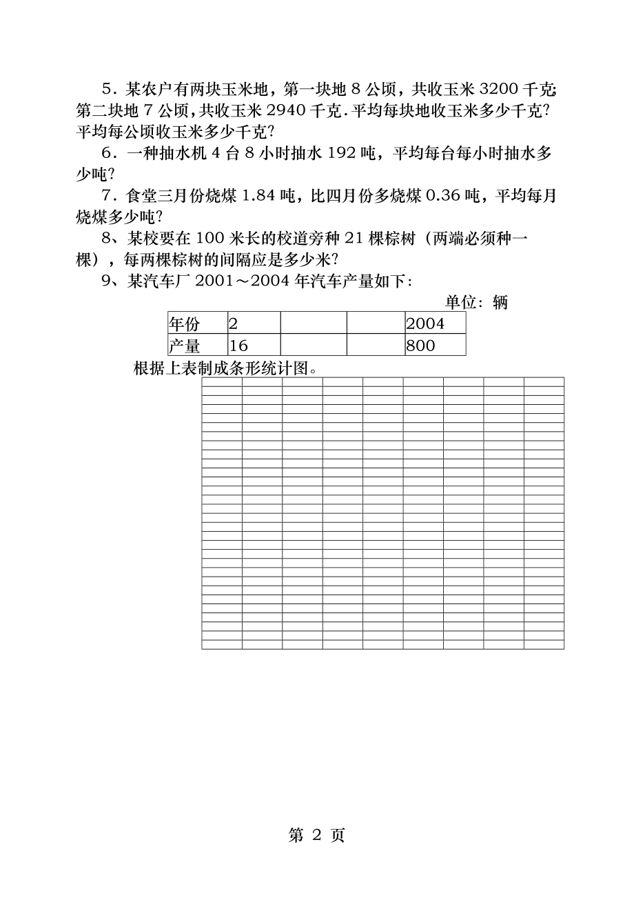 人教版五年级数学下册第一单元测试卷.docx_第2页